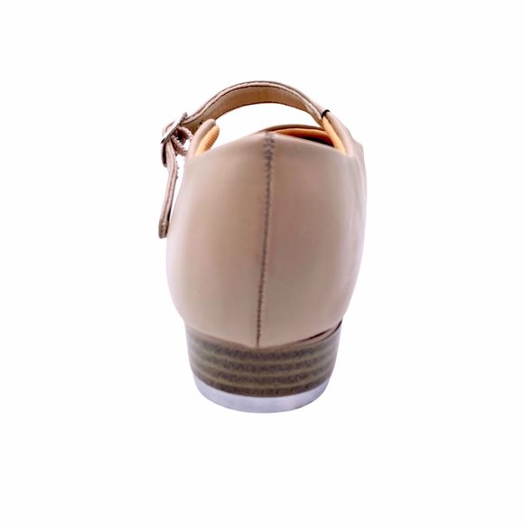 New Womens MaryJane Tap Tan Beginner Dance Class Trimfoot - Picture 4 of 5